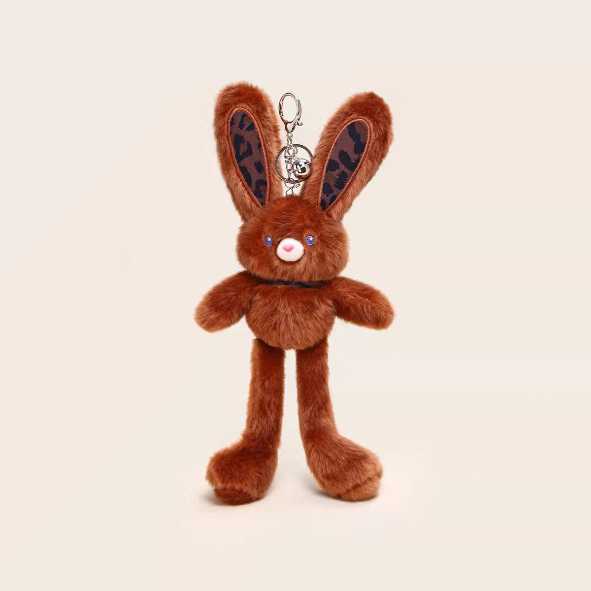 Cute plushy bunny keychain