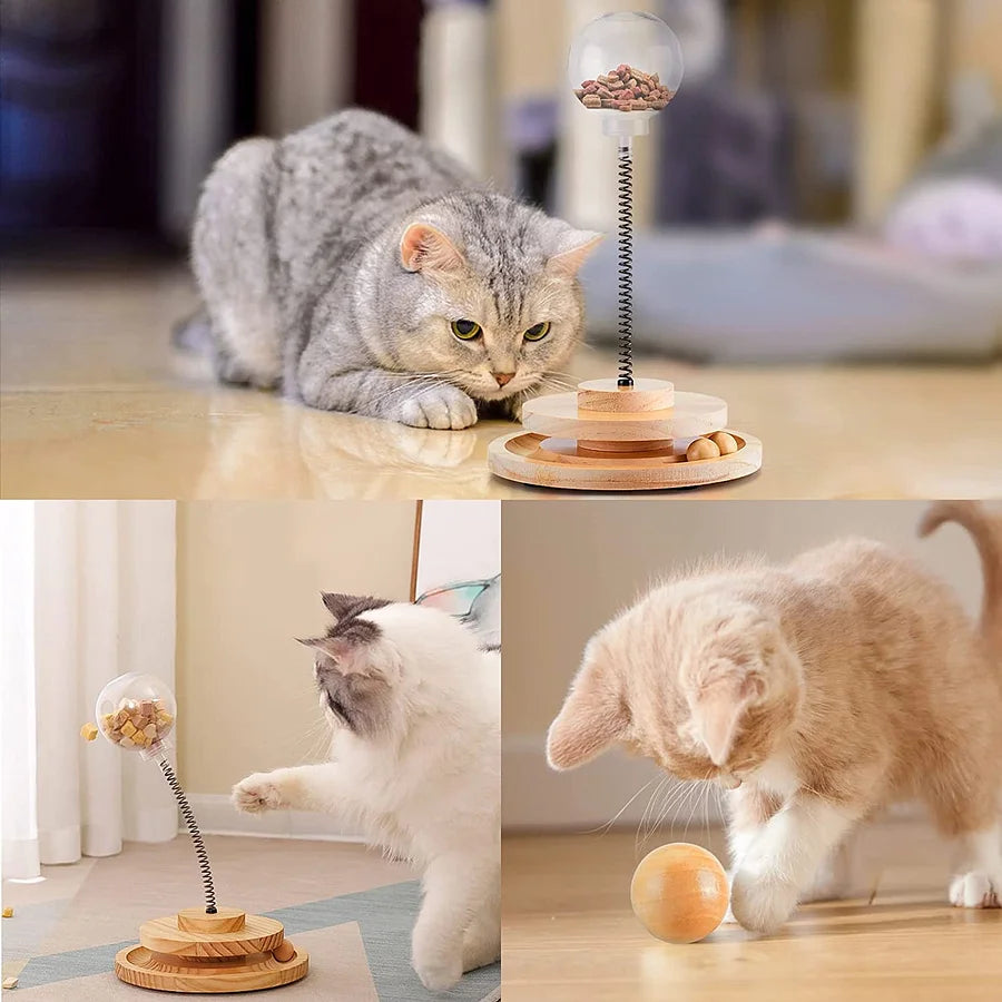 Cat treats feeding toy