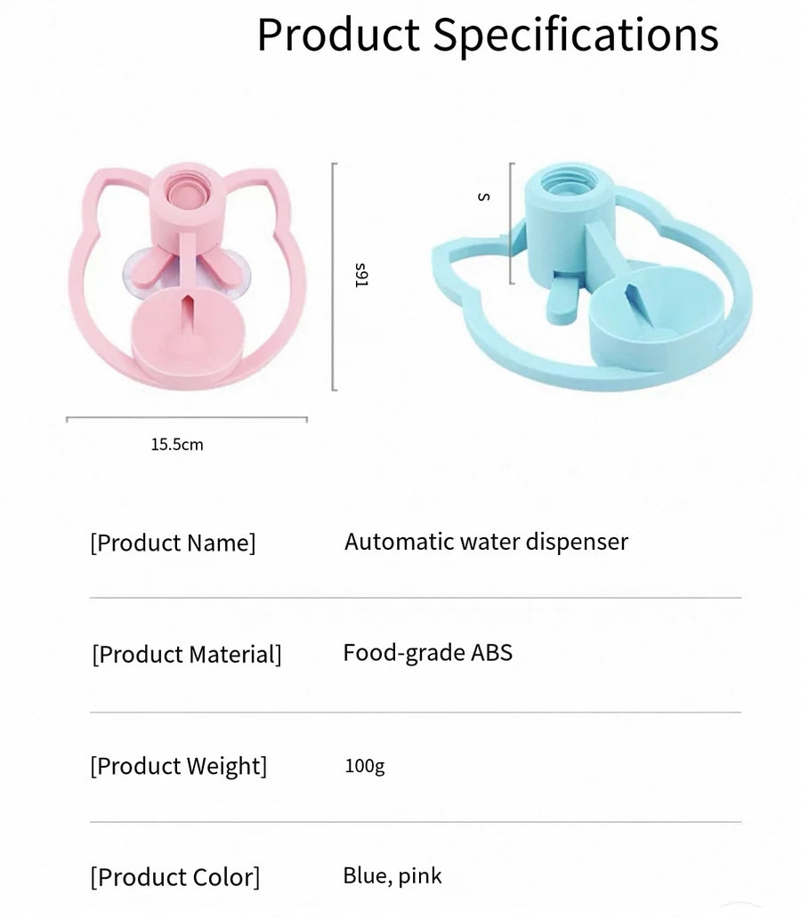 Portable Gravity water dispenser for pets