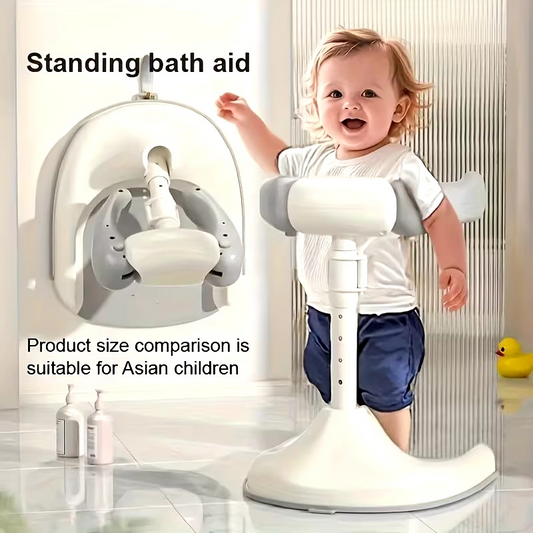 Foldable Bath Stand With Non-Slip Handles