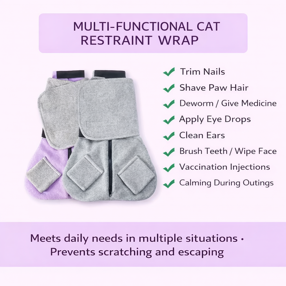 Pet Restraint Wrap-Swaddle cat wrap
