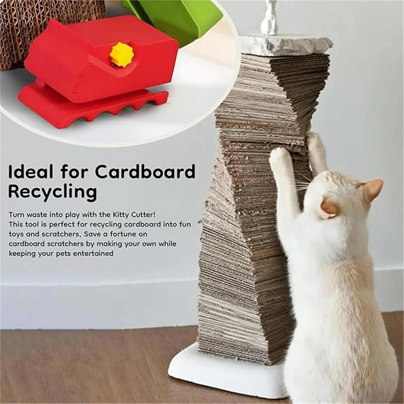 Cardboard Strip Cutter for Cat Scratchers