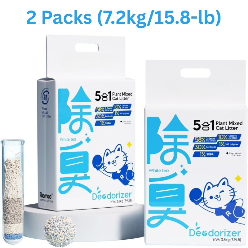 5 in 1 mixed deodorizing cassava cat litter