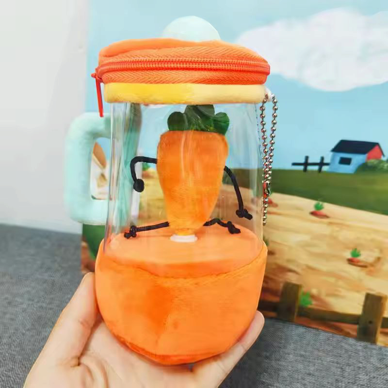Carrot juicer plush toy