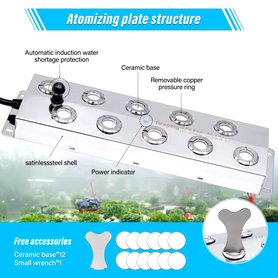 4/6/8/10/12 head Ultrasonic mist maker
