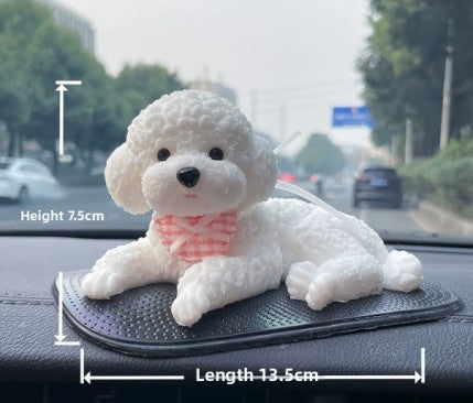 New car ornament -squishy puppy
