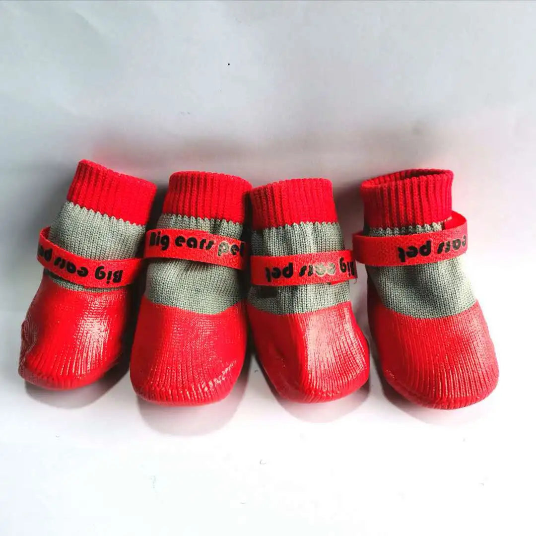 Waterproof dog shoes