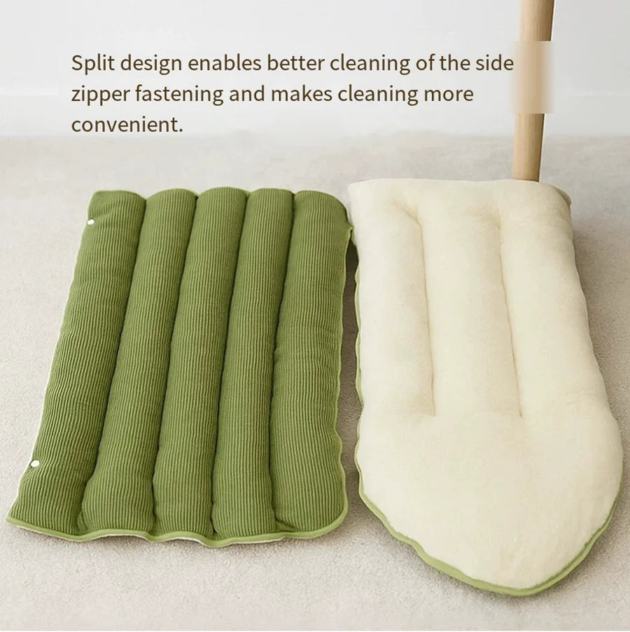 Dog sleeping cozy house