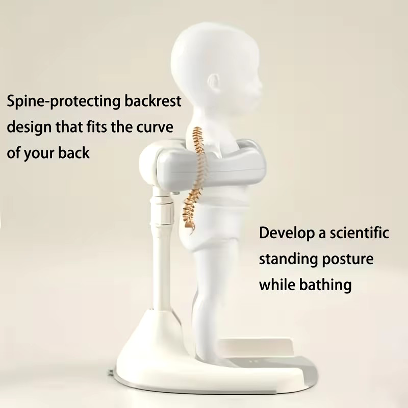Foldable Bath Stand With Non-Slip Handles