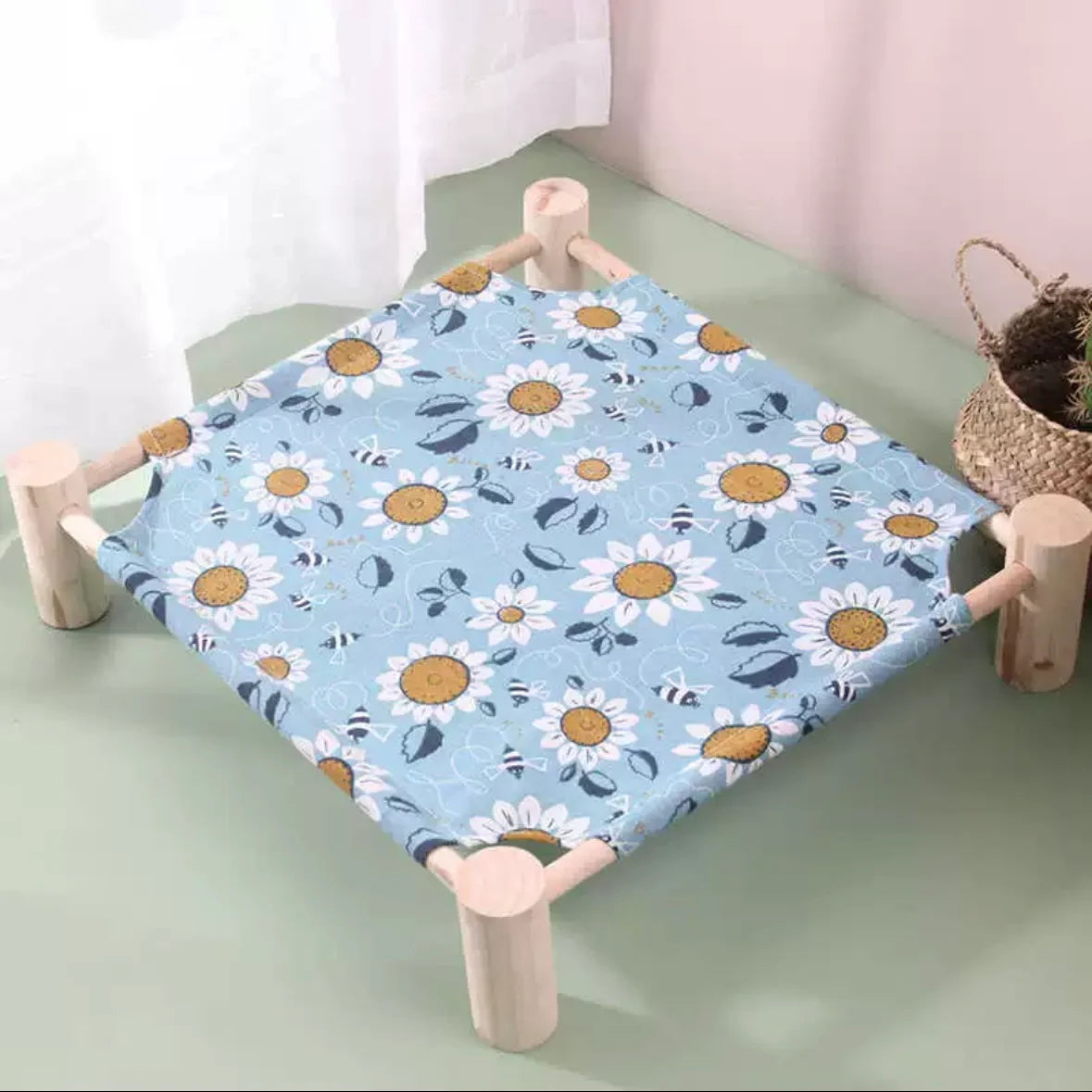 Pet wooden bed