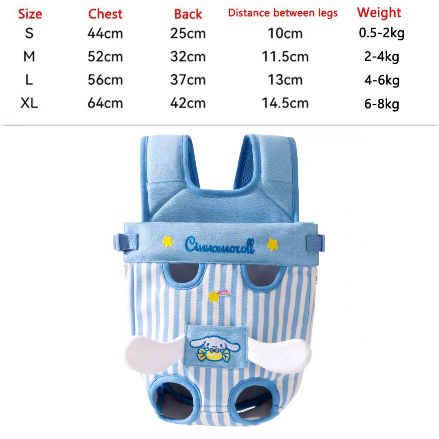 Pet chest bag