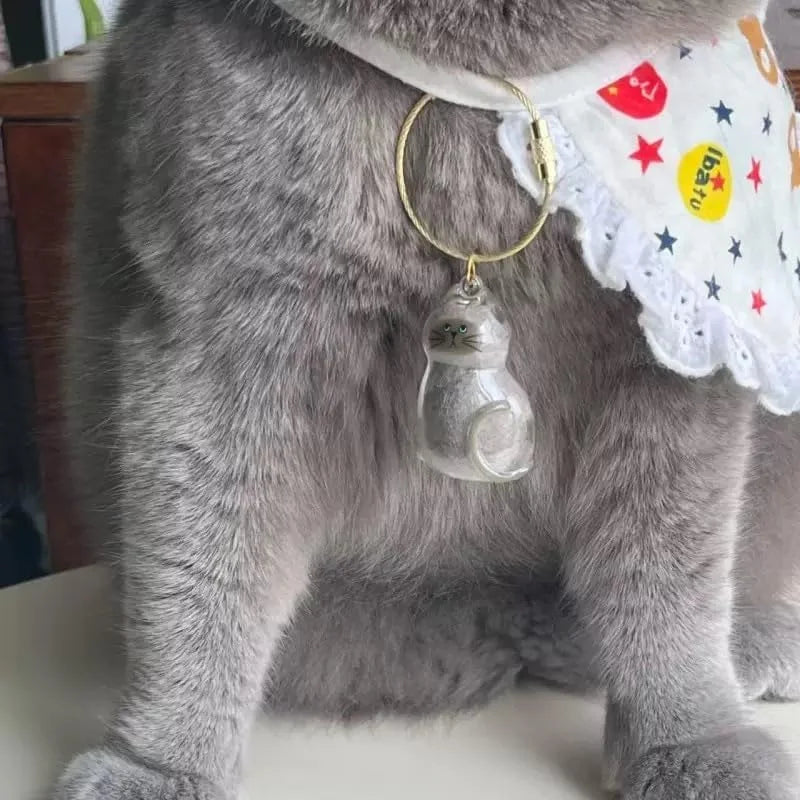 Custom cat hair key chain