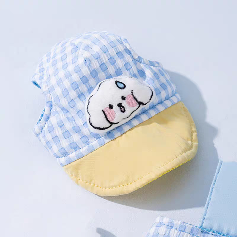 Cute pet harness with hat