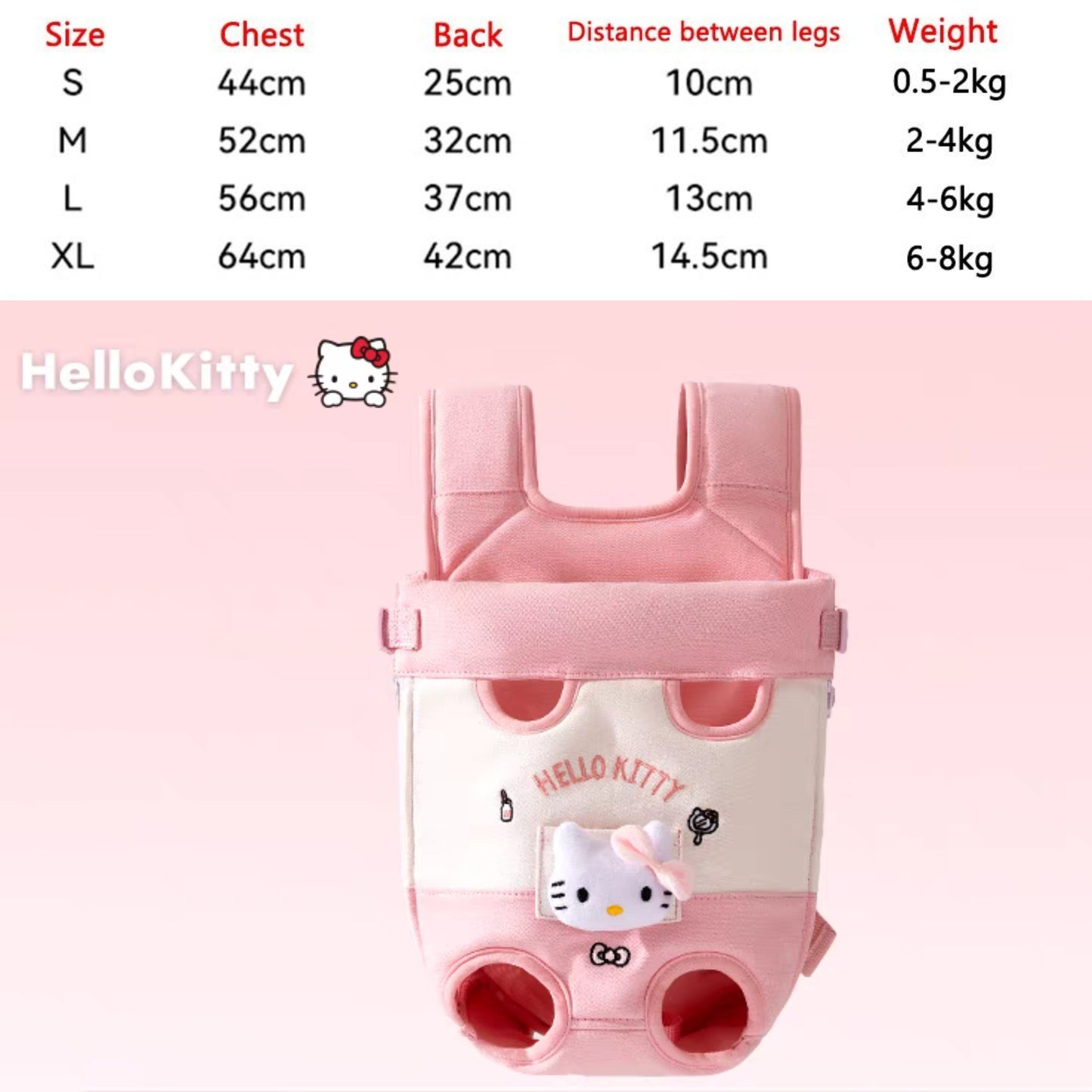 Pet chest bag