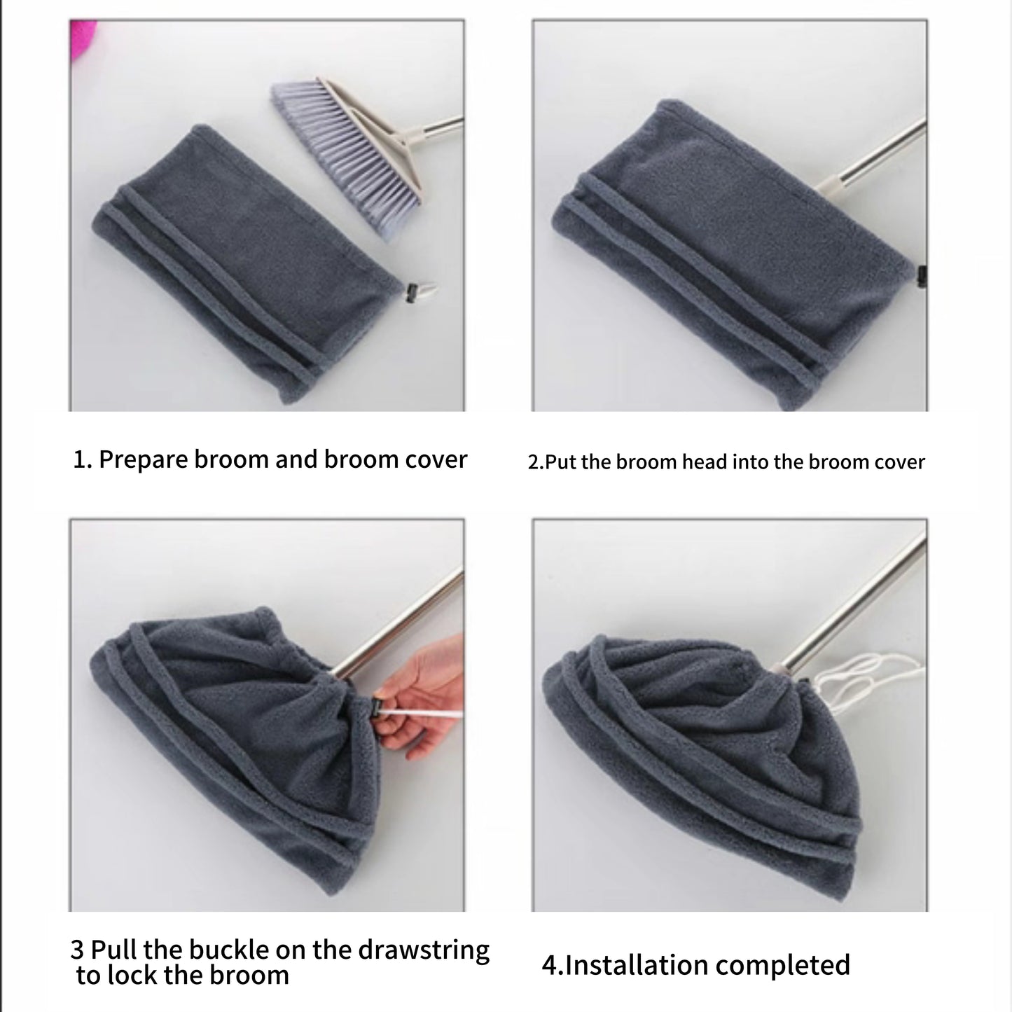 Lazy broom cover cloth