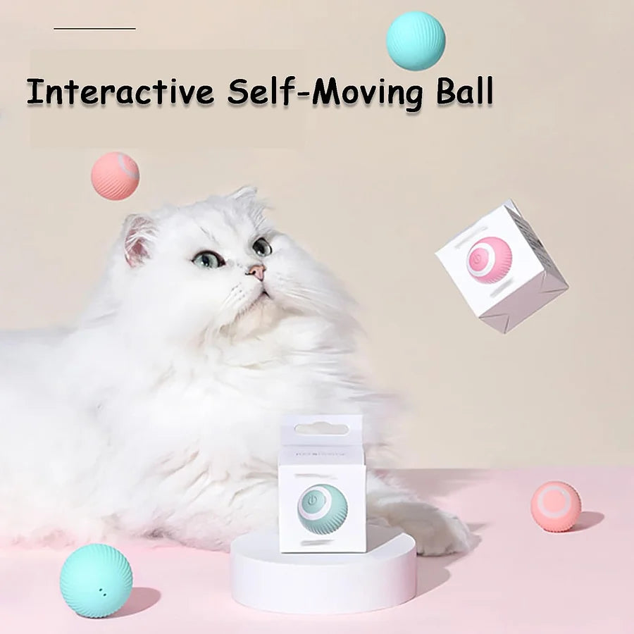 Automatic rotating ball toy
