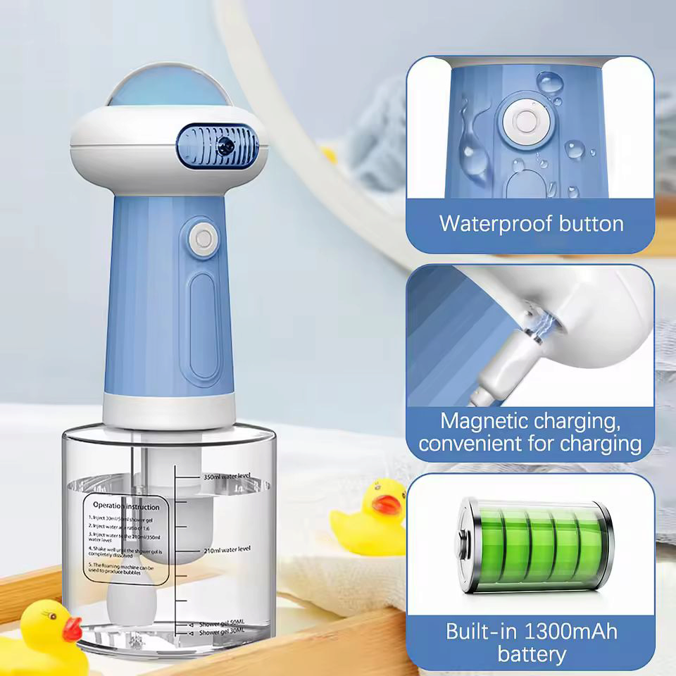 Automatic foaming bath machine