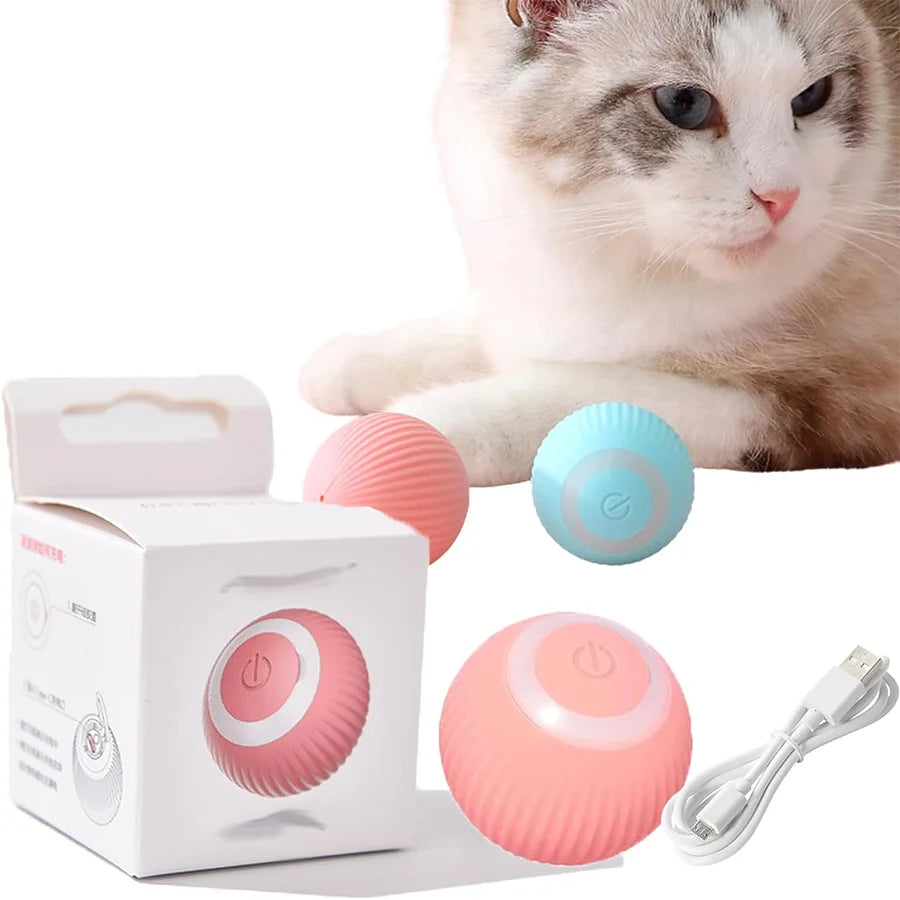 Automatic rotating ball toy