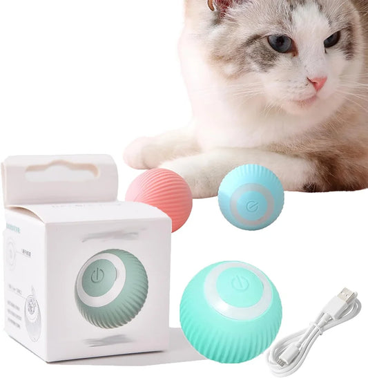 Automatic rotating ball toy