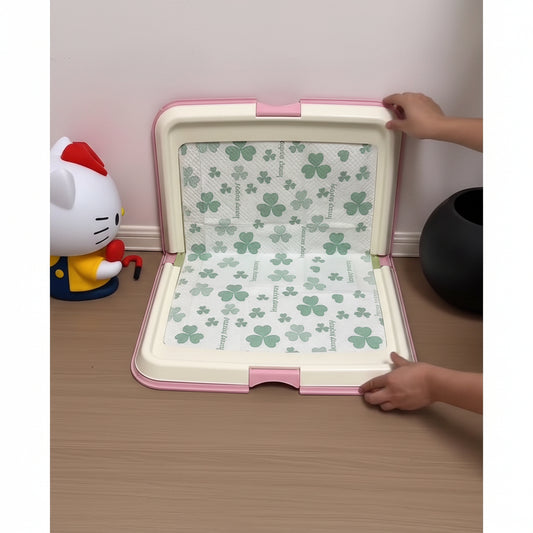 Foldable Dog Toilet Tray + Pads
