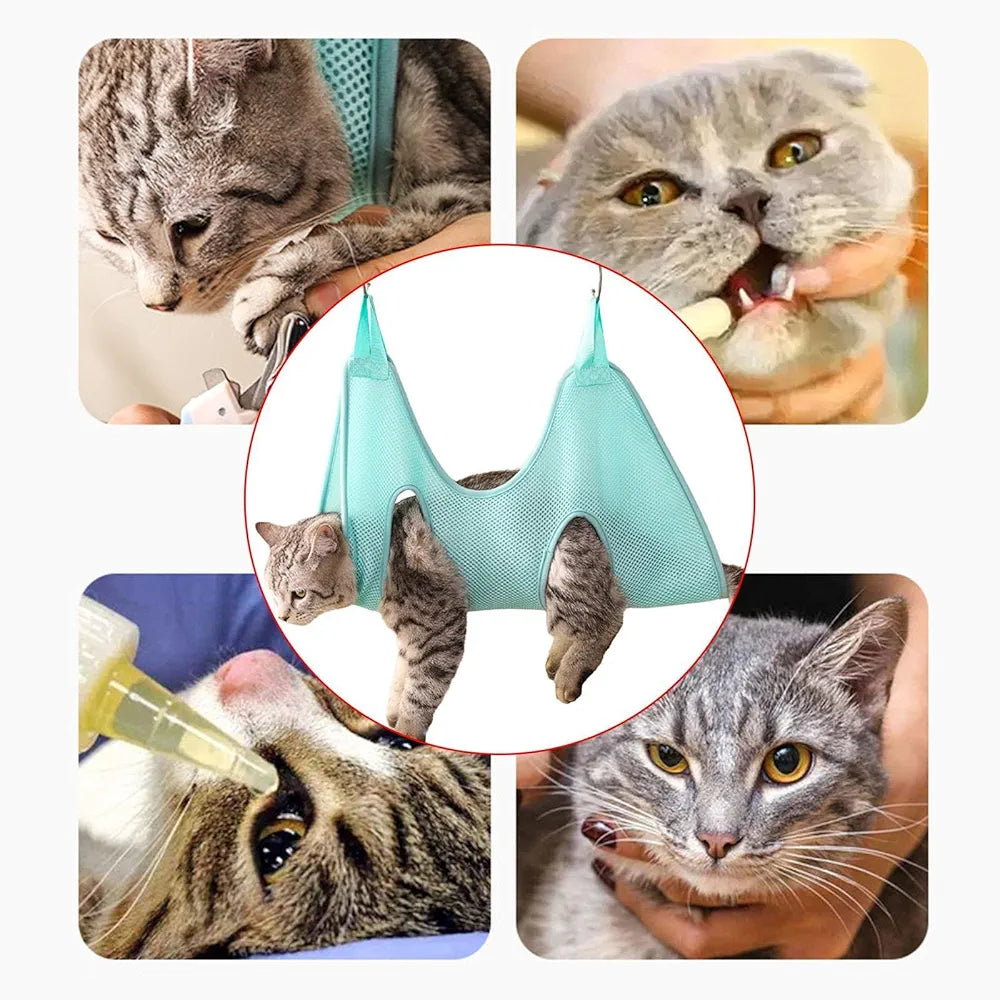 Pet grooming hammock