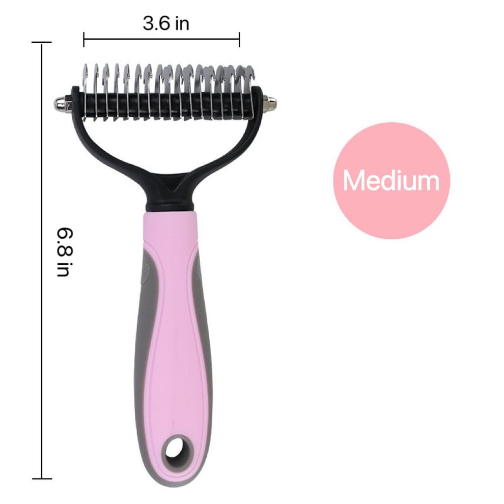 Pet grooming brush