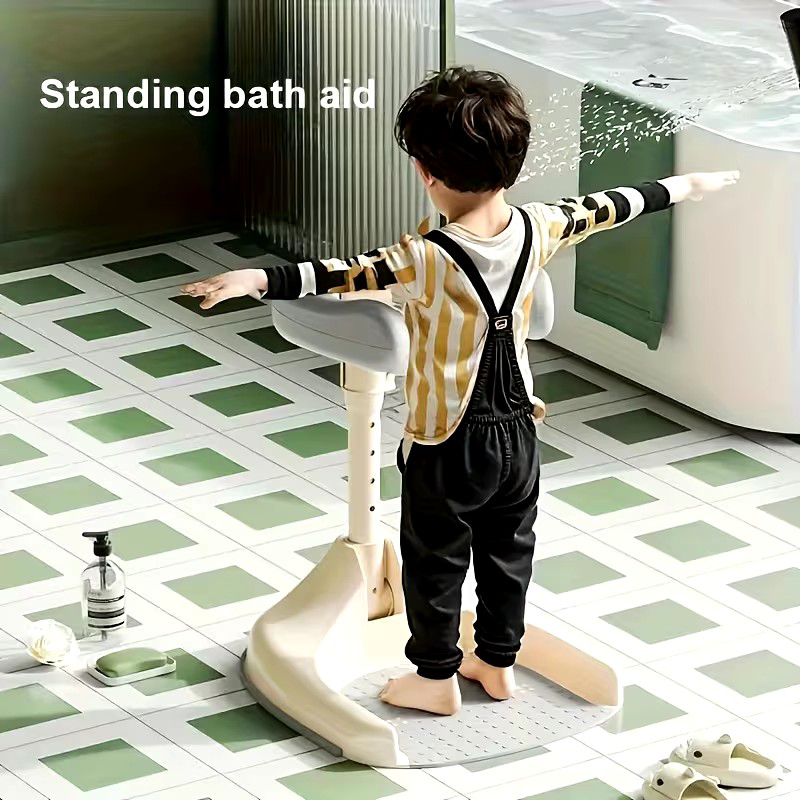 Foldable Bath Stand With Non-Slip Handles