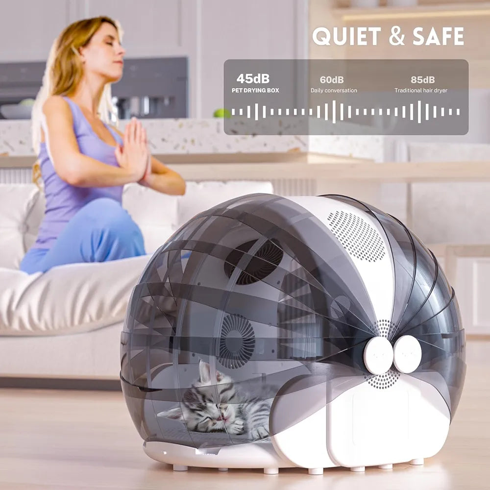 Automatic Foldable Pet Drying Box