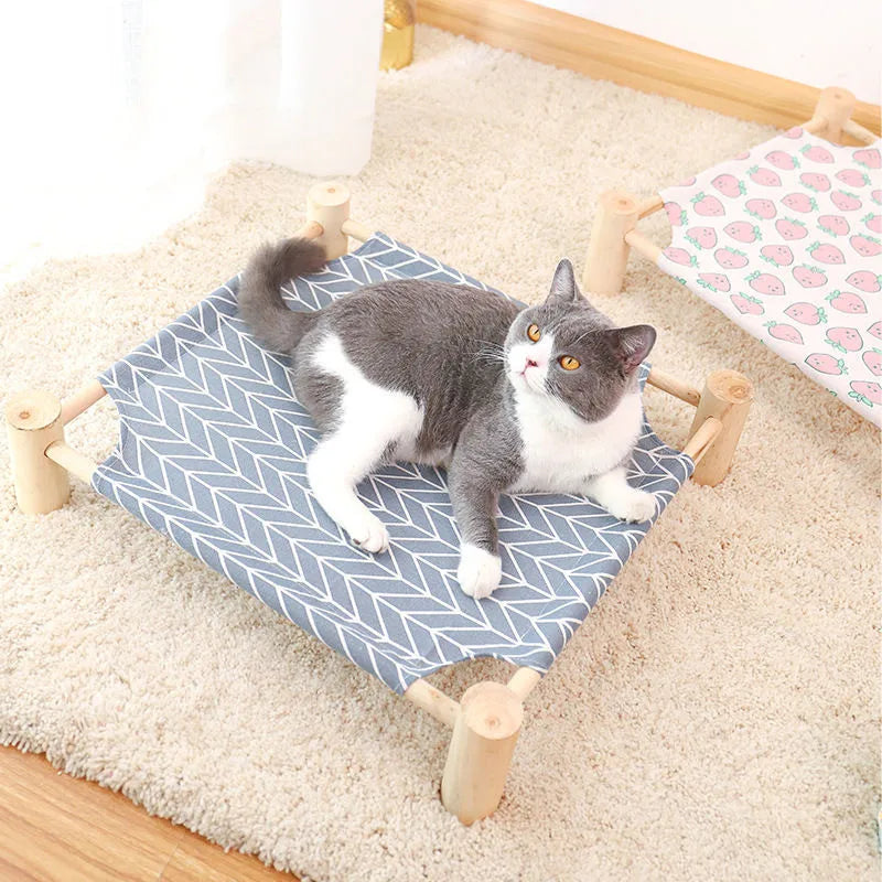 Pet wooden bed