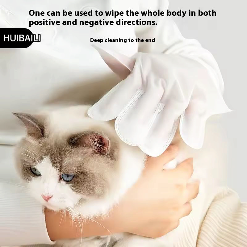 Pet disposable gloves wet wipes