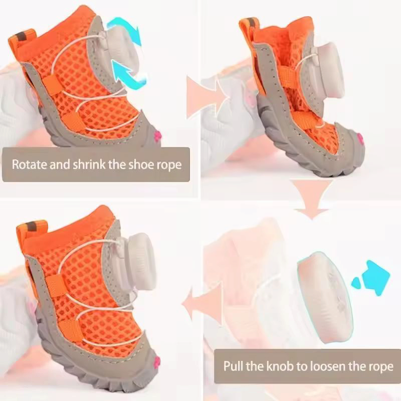 Dog shoes (2 pairs)