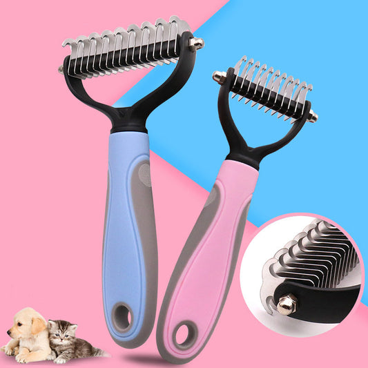 Pet grooming brush