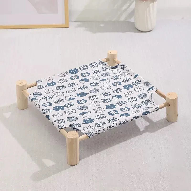 Pet wooden bed