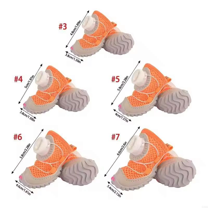 Dog shoes (2 pairs)
