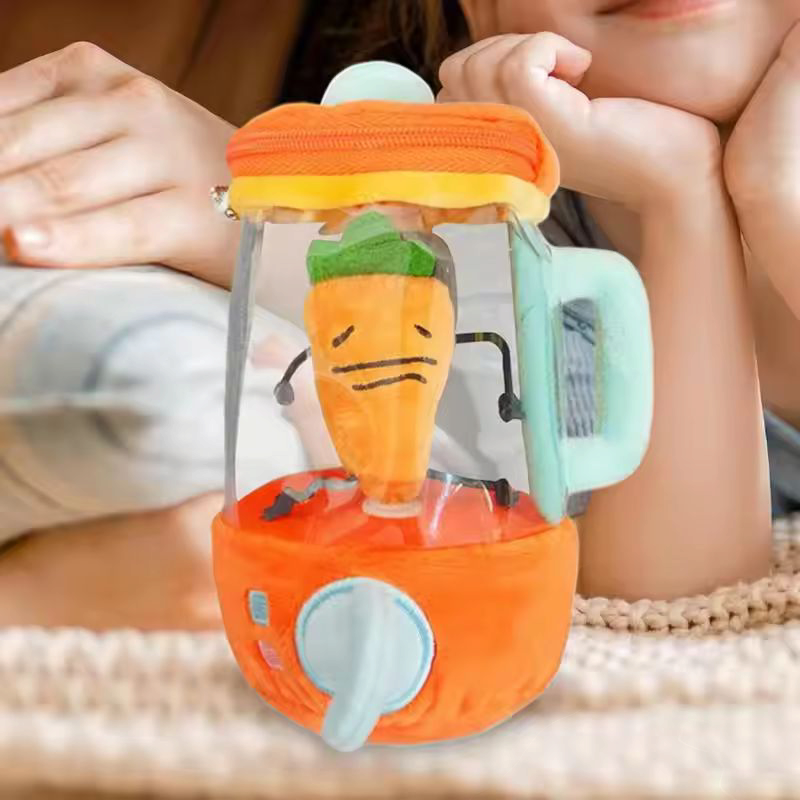 Carrot juicer plush toy