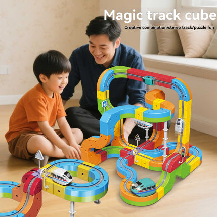 Magic Track Cube Children's High-speed Railway Train – Icexeco