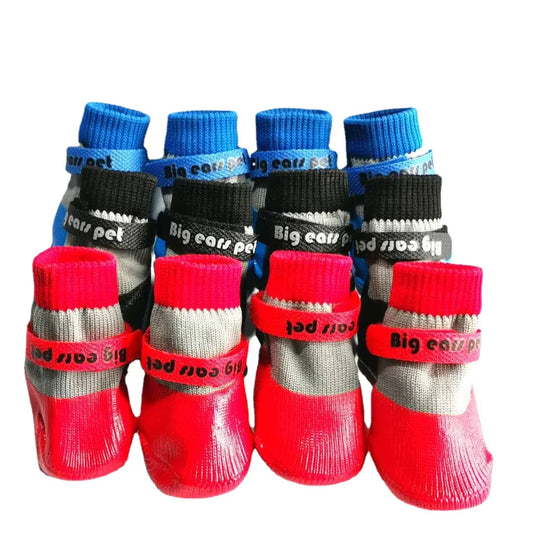 Waterproof dog shoes