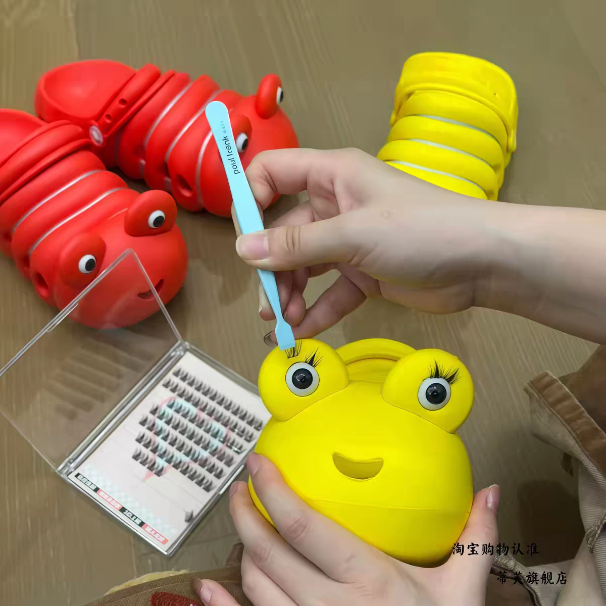 Caterpillar Cotton Slippers