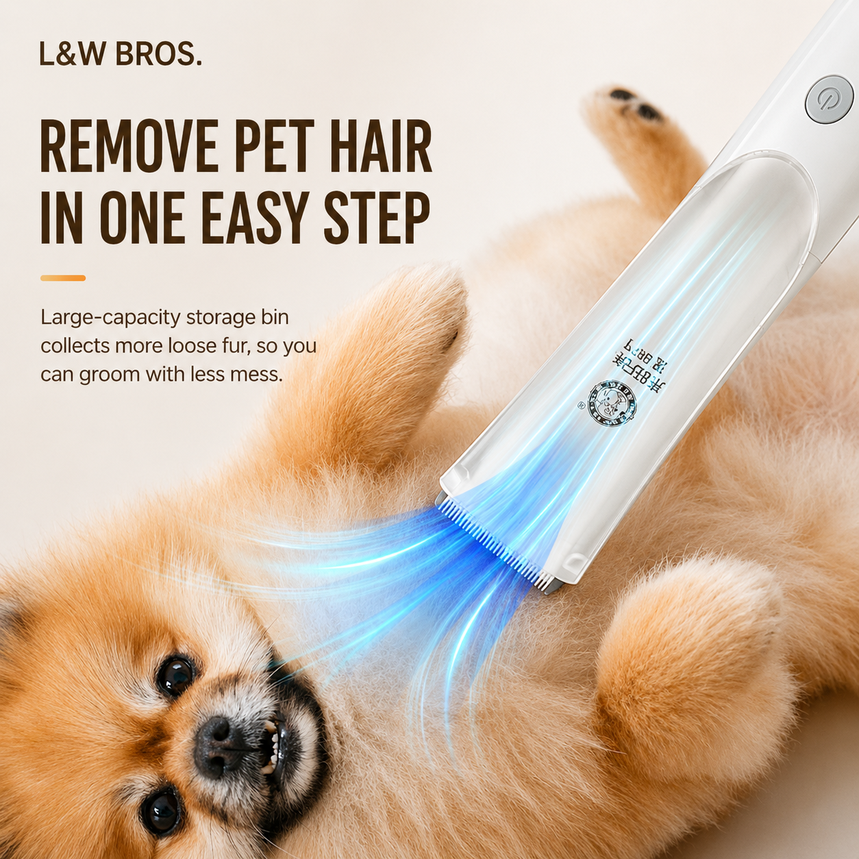 Anti-Hair Flying Shaver