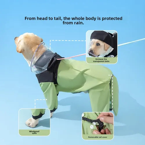 Waterproof rain coat