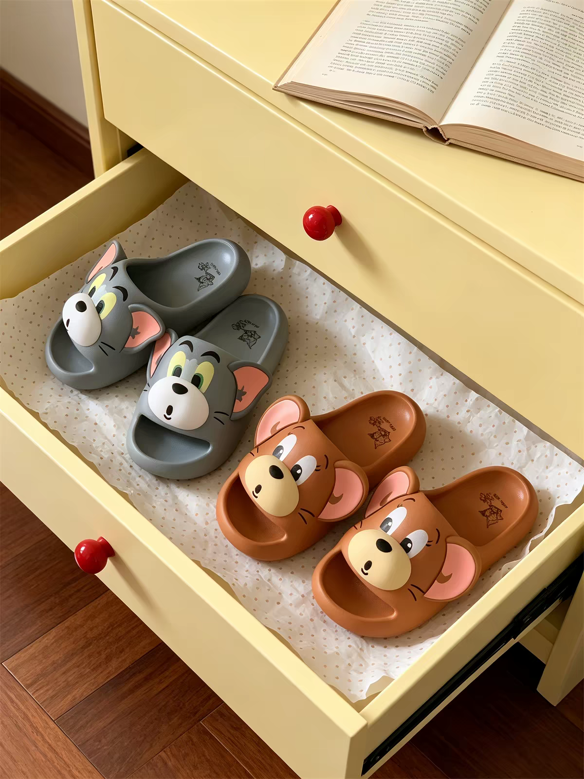 Cartoon EVA Slide Sandals With Arch Support