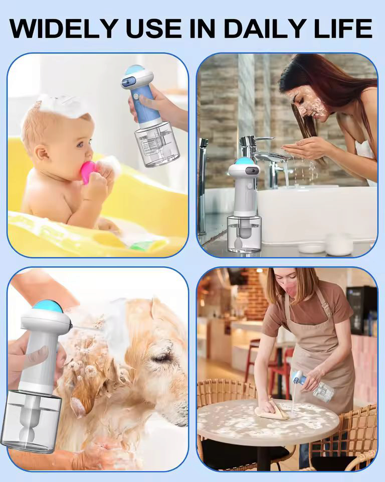 Automatic foaming bath machine