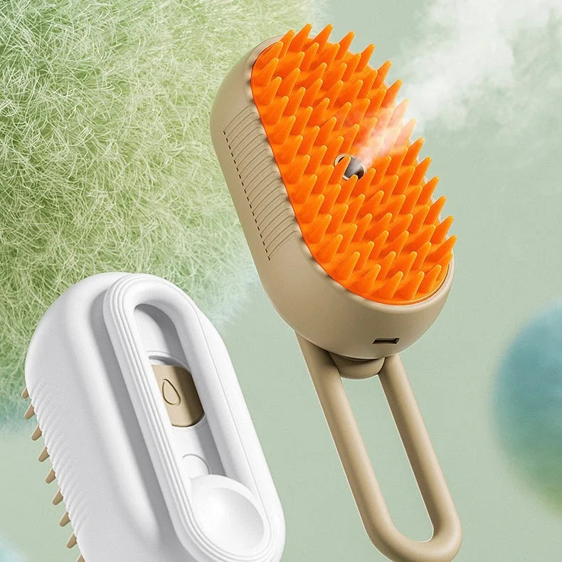 Cat steam brush
