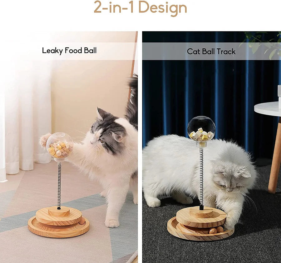 Cat treats feeding toy