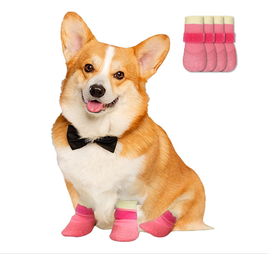 4pcs Dog booties
