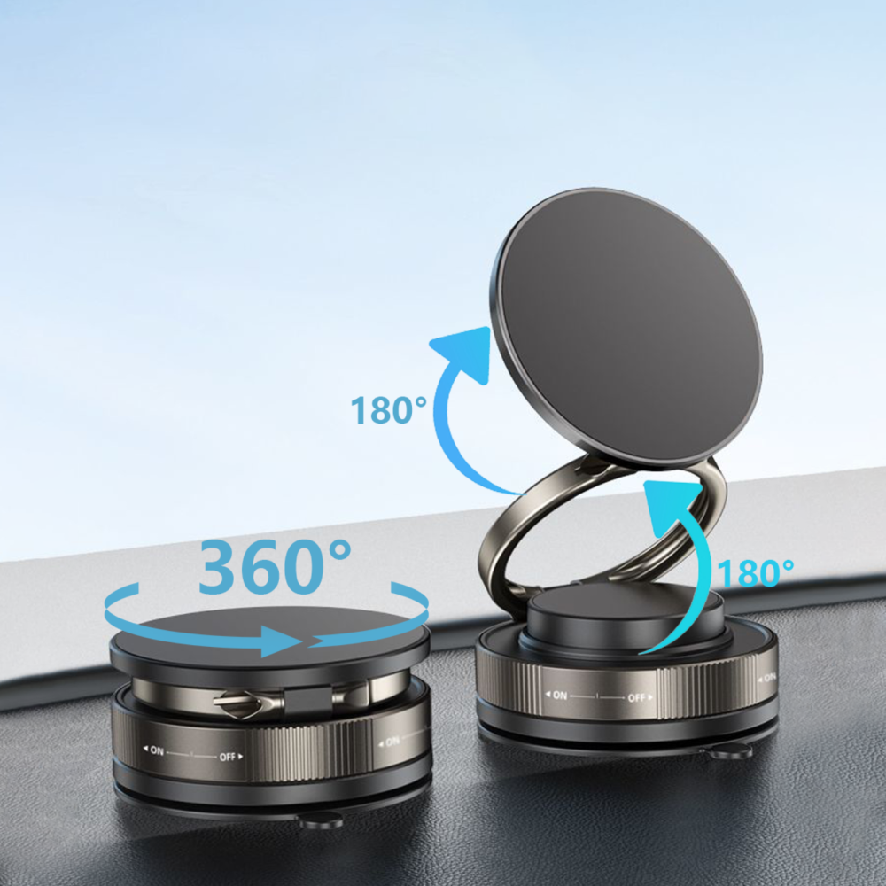 Vaccume Magnetic phone holder