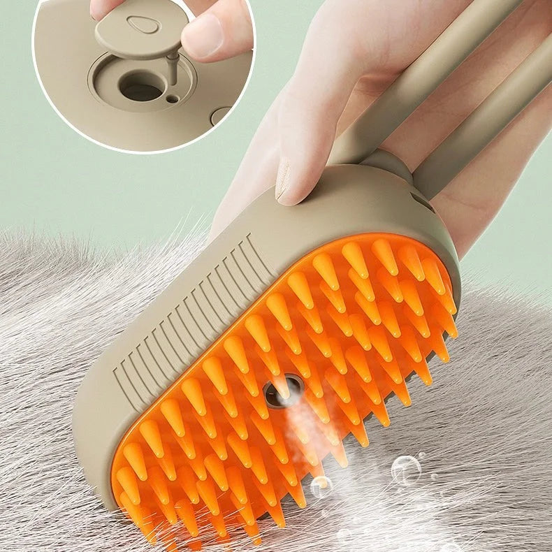 Cat steam brush