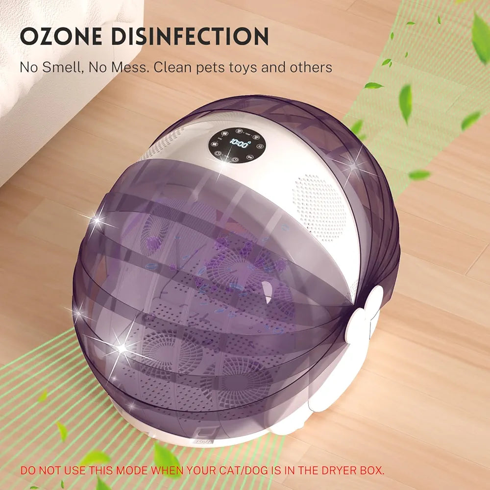 Automatic Foldable Pet Drying Box
