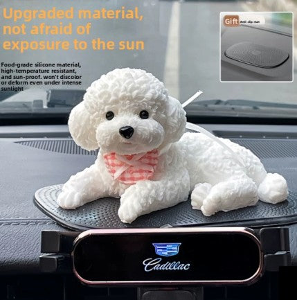 New car ornament -squishy puppy