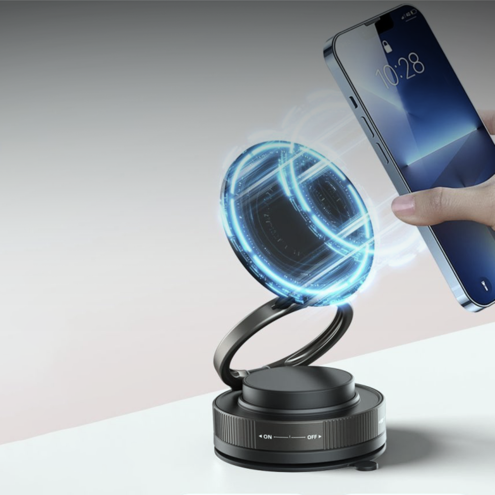 Vaccume Magnetic phone holder